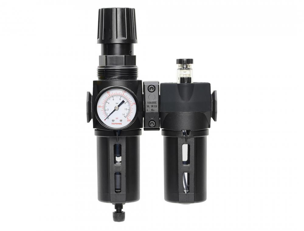 5 Micron Filter Regulator 30 to 125 PSI and Lubricator 3/8 (F) NPT S50<span class=' ItemWarning' style='display:block;'>Item is usually in stock, but we&#39;ll be in touch if there&#39;s a problem<br /></span>