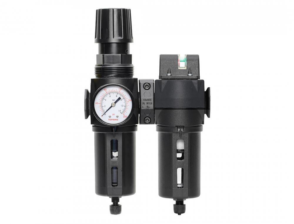 5 Micron Filter Regulator 30 to 125 PSI and 0.01 Micron Coalescing Filter 3/8 (F) NPT S50<span class=' ItemWarning' style='display:block;'>Item is usually in stock, but we&#39;ll be in touch if there&#39;s a problem<br /></span>