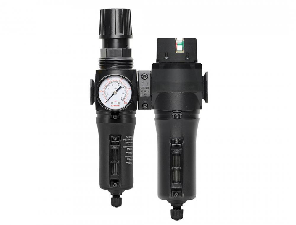 5 Micron Filter Regulator 0 to 125 PSI and 0.01 Micron Coalescing Filter 1/4 (F) NPT S50<span class=' ItemWarning' style='display:block;'>Item is usually in stock, but we&#39;ll be in touch if there&#39;s a problem<br /></span>