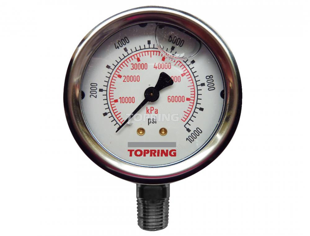 Liquid Gauge 4&#34; - 1/4NPT LM 0-10 000 SS<span class=' ItemWarning' style='display:block;'>Item is usually in stock, but we&#39;ll be in touch if there&#39;s a problem<br /></span>