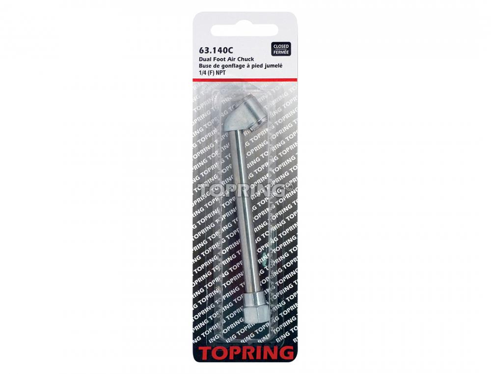 15 cm Dual Head Air Chuck 1/4 (F) NPT<span class=' ItemWarning' style='display:block;'>Item is usually in stock, but we&#39;ll be in touch if there&#39;s a problem<br /></span>