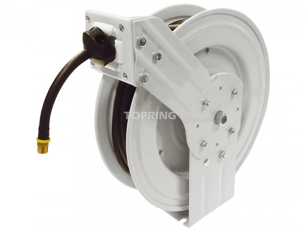 L Hose Reel With 3/8 I.D. 50 ft. Rubber Hose<span class=' ItemWarning' style='display:block;'>Item is usually in stock, but we&#39;ll be in touch if there&#39;s a problem<br /></span>