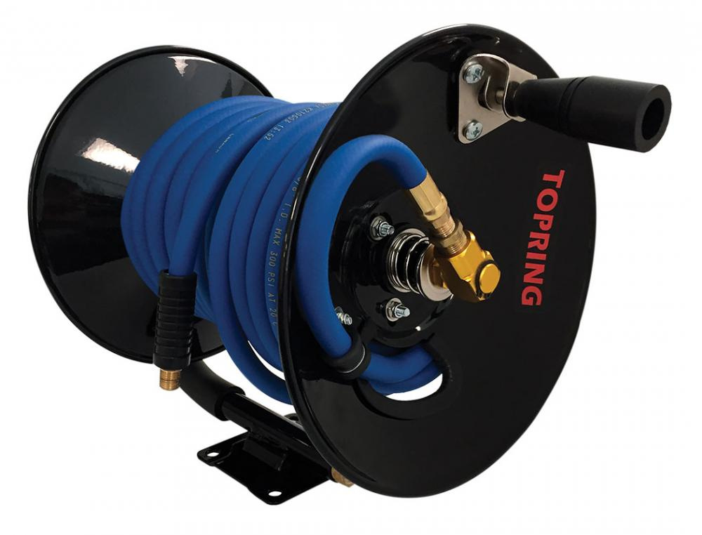 Manual Hose Reel With 1/4 I.D. 100 ft. Polymer Hose<span class=' ItemWarning' style='display:block;'>Item is usually in stock, but we&#39;ll be in touch if there&#39;s a problem<br /></span>