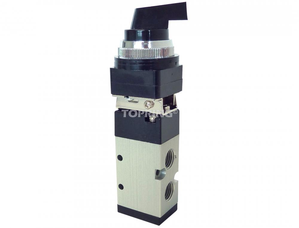 5/2-Way Manual Valve With Selector Switch 1/4 (F) NPT<span class=' ItemWarning' style='display:block;'>Item is usually in stock, but we&#39;ll be in touch if there&#39;s a problem<br /></span>