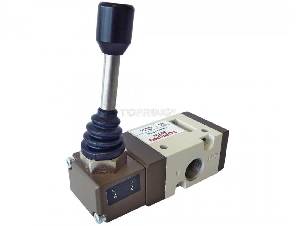 3/2-Way Manual Valve With Spring Lever 1/4 (F) NPT<span class=' ItemWarning' style='display:block;'>Item is usually in stock, but we&#39;ll be in touch if there&#39;s a problem<br /></span>