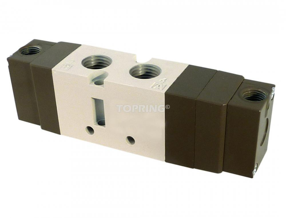 5/3-Way Double Command Piloted Valve 3/8 (F) NPT<span class=' ItemWarning' style='display:block;'>Item is usually in stock, but we&#39;ll be in touch if there&#39;s a problem<br /></span>