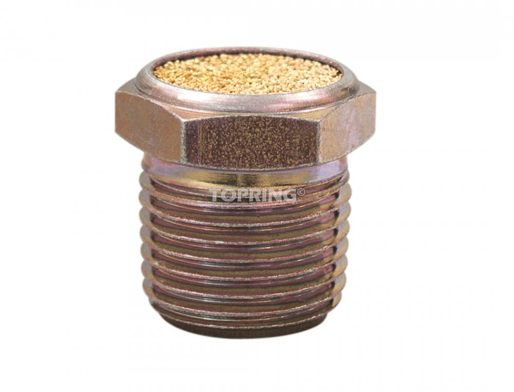 Brass Pneumatic Muffler 3/4 (M) NPT<span class=' ItemWarning' style='display:block;'>Item is usually in stock, but we&#39;ll be in touch if there&#39;s a problem<br /></span>