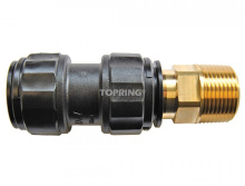 Topring 05.125 - 28 mm to 1 (M) NPT Acetal Adapter S05