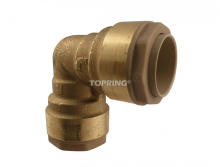Topring 07.265 - 22 mm Brass 90Â° Elbow Union S0