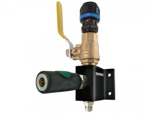 Topring 08.455.07 - Aluminum Wall Manifold With 1 Ultraflo Quick Coupler for 20 mm S08