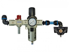 Topring 08.618 - FR Unit and 3-Port Wall Manifold 1/2 (F) NPT for 20 mm S08