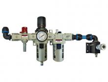 Topring 08.630 - FRL Unit and Wall Manifold With 1 Steel Coupler 1/4 Industrial for 16 mm S08