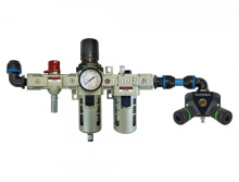 Topring 08.632.04 - FRL Unit and Wall Manifold With 2 Composite Couplers Ultraflo for 25 mm S08