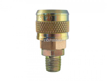 Topring 20.644.05 - 1/4 Industrial Brass Quick Coupler 1/4 (M) NPT