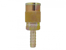 Topring 21.582 - 3/8 Industrial Steel Quick Couple With 1/2 Hose Barb