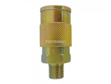 Topring 21.962 - 3/8 Industrial Steel Quick Coupler 3/8 (M) NPT