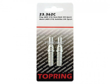 Topring 23.362C - 1/4 Aro 210 Steel Coupler Plug With 3/8 Hose Barb
