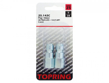 Topring 25.142C - 3/8 Truflate Steel Coupler Plug 1/4 (F) NPT