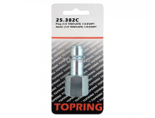 Topring 25.382C - 1/2 Truflate Steel Coupler Plug 1/2 (F) NPT