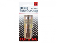 Topring 25.662C - 1/2 Truflate Steel Quick Coupler 3/8 (F) NPT