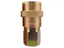 Topring 25.844 - 3/8 Truflate Steel Quick Coupler 1/4 (F) NPT