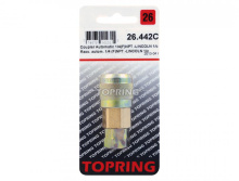Topring 26.442C - 1/4 Lincoln Brass Quick Coupler 1/4 (F) NPT