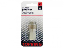 Topring 31.742C - Ultraflo 7.8 mm Steel Quick Coupler 1/4 (F) NPT