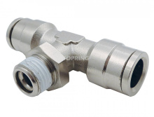 Topring 39.061 - 10 mm Push-to-Connect to 1/4 (M) BPST Tee Adapter