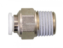 Topring 40.007 - 10 mm Push-to-Connect to 1/4 (M) NPT Adapter