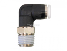 Topring 40.026 - 6 mm Push-to-Connect to 3/8 (M) NPT Elbow Adapter