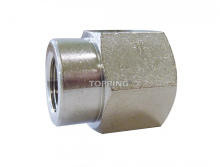 Topring 41.062 - Brass Hexagonal Reducer 1/4 (F) to 3/8 (F) BSPT