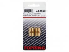 Topring 41.195C - Brass Hexagonal Union 1/4 (F) NPT