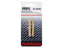Topring 41.510C - 1/4 Brass Hose Barb Union
