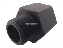 Topring 41.92 - Adapter 1/2(F)BSPP x 1/2(M)NPT Alu