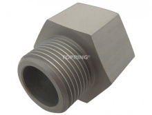 Topring 41.93 - Adapter 1/2(M)BSPT x 1/2(F)NPT Alu