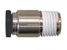Topring 42.017 - 1/4 in. Push-to-Connect to 1/4 (M) BSPT Hexagonal Adapter