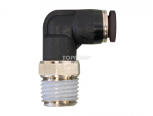 Topring 42.614 - 6 mm Push-to-Connect to M6 (M) BSPT Elbow Adapter