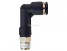 Topring 42.790 - 8 mm Push-to-Connect to 3/8 (M) BSPT Long Elbow Adapter