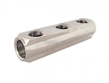 Topring 47.525 - 3 Port Brass Manifold 1 (F) BSPP With 1/2 (F) BSPP Outlet