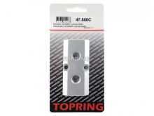Topring 47.550C - 2 Port Aluminum Manifold 1/2 (F) NPT With 1/4 (F) NPT Outlet