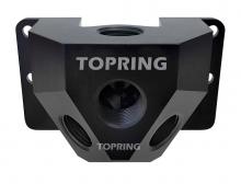 Topring 47.640 - 3 Port Aluminum Wall Manifold 1/2 (F) BSPP With 1/2 (F) NPT Outlet