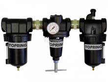 Topring 52.57 - F+R+L 1-1/2 Manual Zinc HIFLO