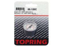 Topring 55.120C - 1-1/2 In. Steel Dry Gauge 0 to 160 PSI