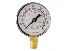 Topring 55.145 - 1-1/2 In. Steel Dry Gauge 0 to 160 PSI