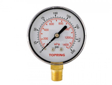 Topring 55.32 - Gauge 2-1/2" - 1/4NPT LM 0-200