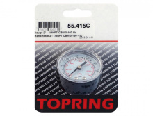 Topring 55.415C - 2 In. Steel Dry Gauge 0 to 160 PSI