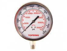 Topring 55.87 - Liquid Gauge 2-1/2" - 1/4NPT LM 0-5000 SS