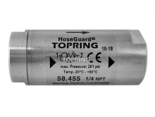 Topring 58.455 - Stainless Steel Air Fuse 32 SCFM 1/4 (F) to 1/4 (F) NPT