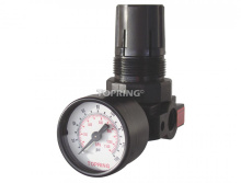 Topring 62.125 - Acetal HVLP Pressure Regulator 0 to 120 PSI 1/4 (F) NPT