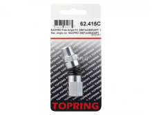 Topring 62.415C - Swivel Adapter 3/8 (F) to 3/8 (M) NPT